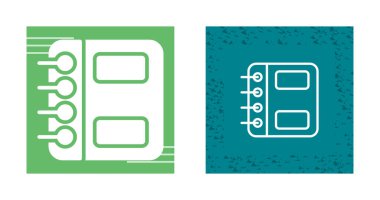 El kitabı simgeleri beyaz arkaplanda izole edildi