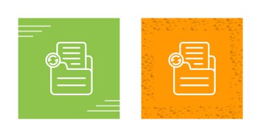 Belge yeniden yapılandırma simgeleri ayarlandı, vektör illüstrasyonu 