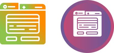 Beyaz arkaplanda bilgisayar dizinleri, vektör illüstrasyonu  