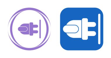 elektrik dolgu simgeleri beyaz arkaplanda izole edildi