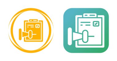 Beyaz arkaplanda izole edilmiş belge hacmi simgeleri, vektör illüstrasyonu          