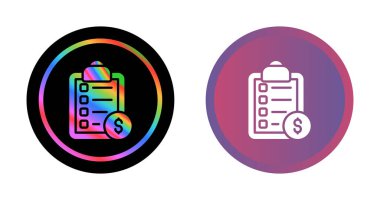 finansal belge web simgeleri koleksiyon vektör illüstrasyonu