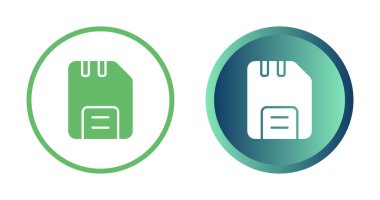 Disket simgeleri ayarlandı, vektör illüstrasyonu