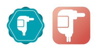 elektrik dolgu simgeleri beyaz arkaplanda