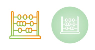 abaküs vektörü simgeleri modern basit tasarım