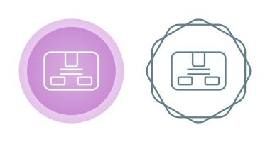 paket simgesi işaret vektör illüstrasyonu