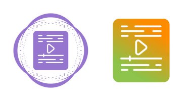 belge simgeleri ayarlandı, vektör illüstrasyonu basit tasarım