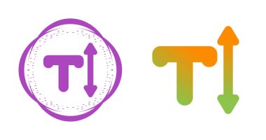 Metin Hizalama simgeleri ayarlandı, vektör illüstrasyonu
