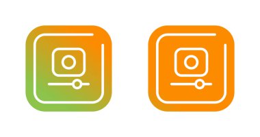 Ayarlama kaydırıcıları olan bir kullanıcı arayüzü için grafik simgeleri