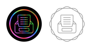 arşiv simgeleri ayarlandı, dosya simgesinin vektör illüstrasyonu