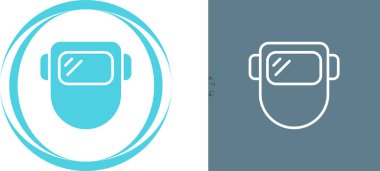 Kaynak maskesi simgelerinin web illüstrasyonu