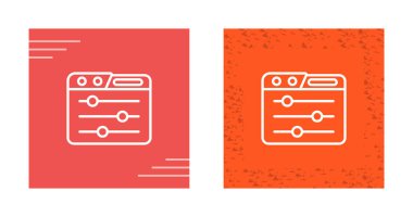 Dengeleyici sistemler için bir kontrol penceresinin katı simgeleri.