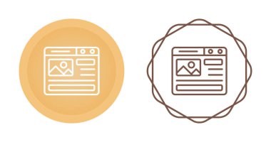 Web tasarım simgeleri seti, web geliştirme konsepti, vektör illüstrasyonu 