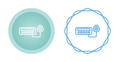 Taksi radyo simgesi işaret vektörü illüstrasyonu 