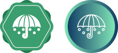 şemsiye simgeleri vektör illüstrasyonunu işaretler.