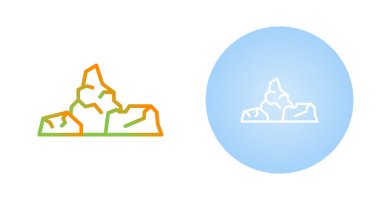 iceberg simgeleri seti, vektör illüstrasyonu basit tasarım