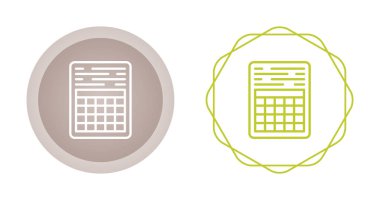 hesap makinesi simgeleri, vektör illüstrasyon tasarımı