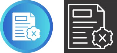 belge simgesi vektör illüstrasyon tasarımı