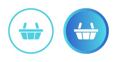 Alışveriş sepeti simgeleri ayarlandı, vektör illüstrasyonu 