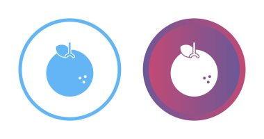 turuncu simgeler ayarlandı, vektör illüstrasyon tasarımı