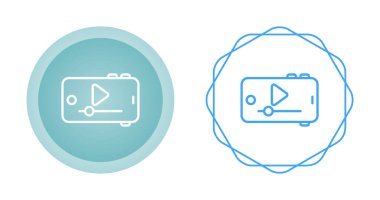 çalma simgelerine sahip cep telefonu beyaz arkaplanda izole edildi.