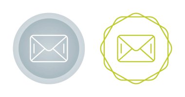 posta simgesi simgeleri beyaz arkaplanda izole edildi