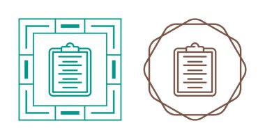 Pano simgeleri ayarlandı, vektör illüstrasyonu 