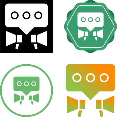 PR web simgesi vektör illüstrasyonu