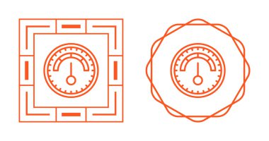 Barometers web icons simple illustration clipart