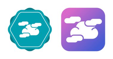 Bulut simgesi beyaz arkaplanda izole edildi.