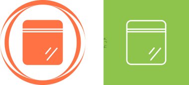 Ziploc çanta ikon vektör illüstrasyon tasarımı