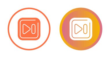 Müzik çalar düğmesi simgeleri. Sembolleri duraklat. Vektör illüstrasyonu