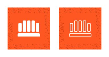 Grafik simgesi işaret vektörü çizimi 