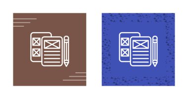 Kağıt simgeli kalem, Sözleşme vektör simgeleri. Basit vektör illüstrasyonu 