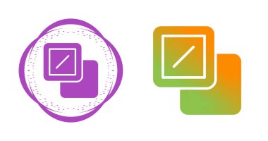 Önplan simgesi vektör illüstrasyon tasarımı