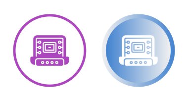  dizüstü bilgisayar ağ simgeleri vektör illüstrasyonunu ayarla
