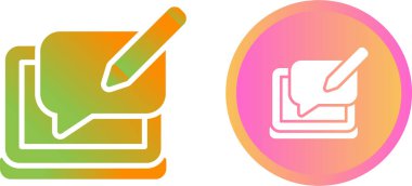 Günlük yorum simgeleri ayarlandı, vektör illüstrasyonu