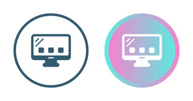 Beyaz arkaplanda basit simgeler seti