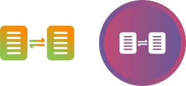 belge simgeleri ayarlandı, vektör illüstrasyonu basit tasarım