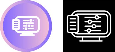 bilgisayar ayarlama vektör simgeleri