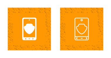 Akıllı telefon simgeleri ayarla, illüstrasyon vektör 