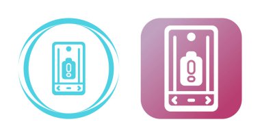 akıllı telefon simgeleri ayarlandı, vektör illüstrasyonu basit tasarım