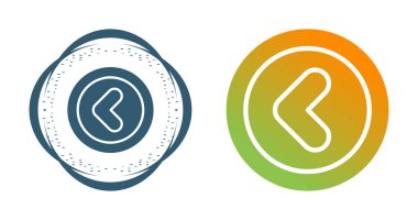 Açı Sol simgeleri vektör illüstrasyonunu ayarla 