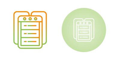 Alan Adı Aktarım web simgesi vektör illüstrasyonu