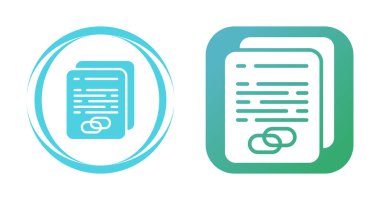 Beyaz arkaplanda izole edilmiş belge dosya simgeleri, vektör illüstrasyonu      