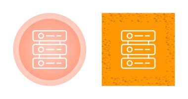 Veritabanı. Web simgeleri basit resimleme 