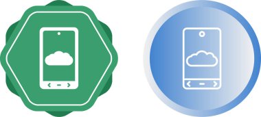 akıllı telefon simgeleri ayarlandı, vektör illüstrasyonu basit tasarım