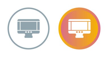 bilgisayar izleme simgeleri ayarlandı, vektör illüstrasyonu 