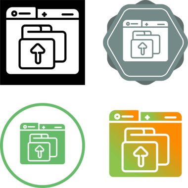 ok simgeleri, güvenlik konsepti, vektör illüstrasyonlu bilgisayar dizinleri   