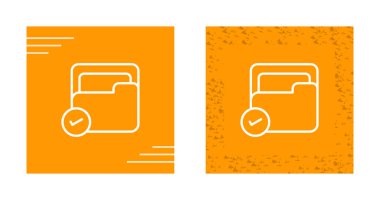 Belge Web simgesi vektör illüstrasyonunu kabul et
